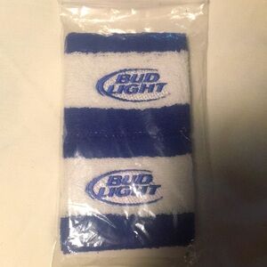 Bud light wrist sweat bands
